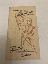 c.1940s Nichols and Green Shoe Store Marshalltown Iowa Paradise Shoes Brochure picture