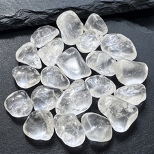 Clear Quartz Crystal Tumbled Stones (By The Piece or Pound) Gemstone Gift picture