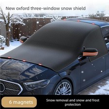 Magnetic Car Windshield Ice Snow Cover, Waterproof Oxford 360° Windproof  picture