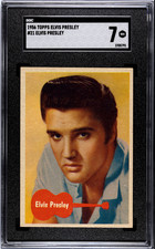1956 TOPPS ELVIS PRESLEY 21 ELVIS PRESLEY SGC 7 picture