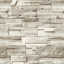 Faux Stone Wallpaper Peel and Stick Brick Wallpaper 17.7”×236.2 picture