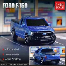 MKD 1:64 Blue F150 Pickup Truck Sports Model  Diecast Metal Alloy Car picture