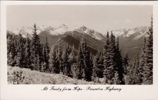 Mt Frosty from Hope BC British Columbia Princeton Hwy c1955 RPPC Postcard E29  picture