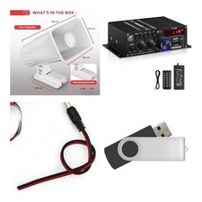 Ice Cream Truck Music Box Kit- LOUD Bluetooth Or USB Omni 2 Replacement picture