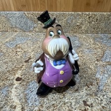 Walt DISNEY Ceramic Zaccagnini 1951 Ultra Rare Walrus Alice In Wonderland Figure picture