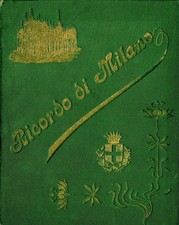 Ricordo di Milano tourist souvenir book picture