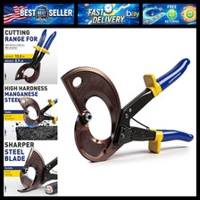 haisstronica Ratchet Cable Cutters,Heavy Duty Wire Cutters for Cutting Electrica picture