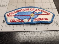 Crossroads of America Scout Patch Indiana Council Embroidered picture