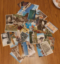 LOT OF 80 VINTAGE POSTCARDS NORTH AMERICAN TRAVEL picture
