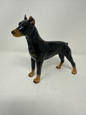 Vintage Doberman Pinscher Dog Figurine picture