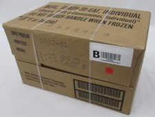 MRE U.S Military Meals Case B Menu MREs 12 Ready to Eat 2025 INSP picture