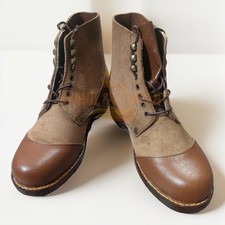 ww2 Italian War Reproduction Low Boots All Sizes Availabe. picture