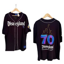 NWOT Disney Disneyland Resort 70th Anniversary Baseball Jersey Adult L Large picture