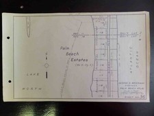 Palm Beach Atlas Sheets 36 to 47 - 12 Contiguous Sheets - Early Printing picture