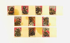 Lot Of 10 Vintage 1973 1974  Donruss Pink Fantastic Odd Rods Stickers DETACHED picture