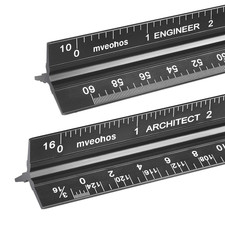 Architectural and Engineering Scale Ruler Set, Imperial Measurements 12'' picture