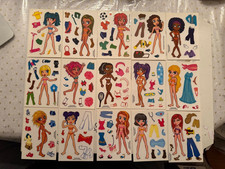 bratz vending machine stickers 2006 set of 15 quanity picture