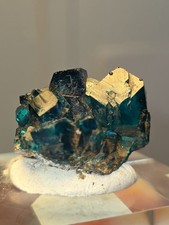 Rare Gemmy Green Dioptase Crystal Cluster Mineral Specimen - Mindouli, Congo picture