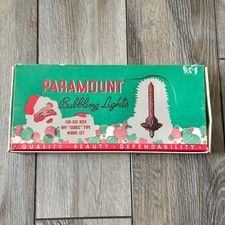 BOX ONLY Vintage Paramount Christmas Lights EMPTY BOX NO LIGHTS NO CORD #2 Rare picture