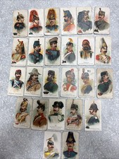 RARE LOT OF 25 - 1901 BREISCH-WILLIAMS CO. ARMY CARDS CB picture