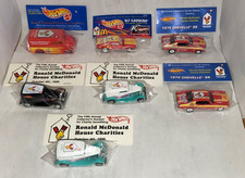 (7) HOT WHEELS MCDONALD'S CHARITY/CONVENTION/RONALD HOUSE DIECAST RARE/BAGGED picture