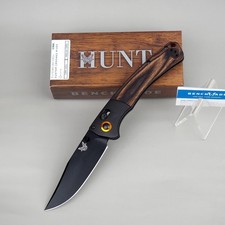 Benchmade 15080 Crooked River Wood Handle S30V Blade AXIS Lock Folding Knife picture