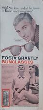 Fosta Grantly Sunglasses, Jeff Chandler-Foxfire Vintage 1955 Fashion Ad picture