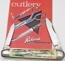 Vintage RICHARDS SHEFFIELD ENGLAND Sleeveboard Penknife - Souvenir Knife picture