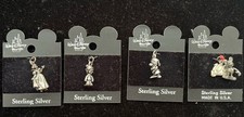 Lot of 4 Vintage 925 Sterling Walt Disney World Character Charms SW,Dwarfs,Micky picture