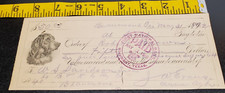 1902 canceled check-First National Bank-Beaumont Texas-Irish Setter Dog picture