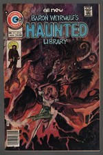 BARON WEIRWULF'S HAUNTED LIBRARY #24 TOM SUTTON DEMON HORROR COVER picture
