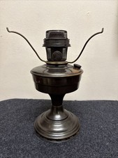 Model 12 Aladdin Lamp Brass Bronze Jappaned Finish w/ Burner and Gallery picture