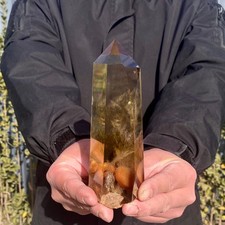 539G Natural Citrine backbone cluster mineral specimen quartz crystal healing picture