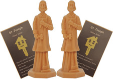St Joseph Statue for Selling House Set of 2 with Instruction Cards picture