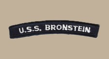 US Navy FF-1037 USS Bronstein Frigate 1963-1990 UIM Shoulder Rocker Tab (01) picture