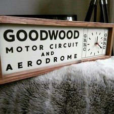 Vintage Style Goodwood Revival - Goodwood Festival of Speed - Motorsport Clock picture