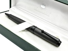 UNCOMMON MONTEVERDE USA INVINCIA DELUXE NIGHTHAWK CARBON BLACK BALLPOINT PEN picture