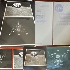 Original 1972 Apollo 16 NASA Type 1 Apollo Landing Configu Command Module Pic picture