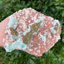 Natural Stilbite Green Apophyllite Mineral Specimen 2.6 Lb #RMI496 picture