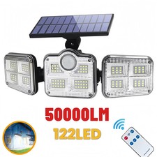 3 Head 50000LM LED Solar Lights Outdoor Waterproof Motion Sensor Security Lamp picture