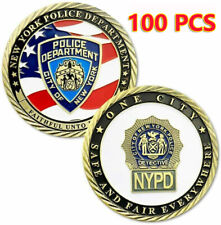 100PCS US New York Police Department Challenge Coin Commemorative Collectible picture