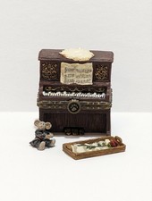 Boyds Bears Treasure Box Grandma’s Piano w/Maestro McNibble 392143 NOS w/ box picture