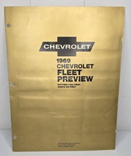 1969 Chevrolet Chevy Fleet Preview Dealer Exterior Colors & Interior Fabrics  picture