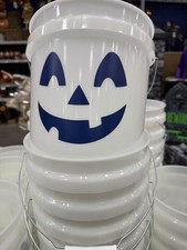 2 buckets Lowe's Halloween Bucket 2026 United Solutions 2 Gal  Glow In The Dark picture