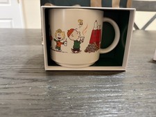 New in box 2026 Starbucks x Peanuts Snoopy Ceramic 14oz Mug Limited Edition  picture