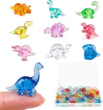 100PCS Mini Dinosaur Figurines: Tiny Resin Animals Bulk Pack picture