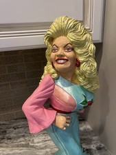 Esco Tuscany Style Chalkware Statue Rare Of Dolly Parton 24 Inches Tall picture