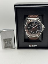 Stolichnaya Russian Vodka Emblem Vintage 1997 Zippo Lighter W/Men’s Watch New picture