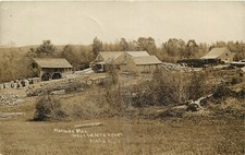 c1910 West Winterport Maine Marding Mill lumber Sawmill RPPC Postcard 25-1762 picture