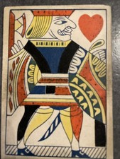 ORIGINAL 1860-1880s NO NUMBERS SAMUEL HART PLAYING CARD OLD WEST CIVIL WAR US picture